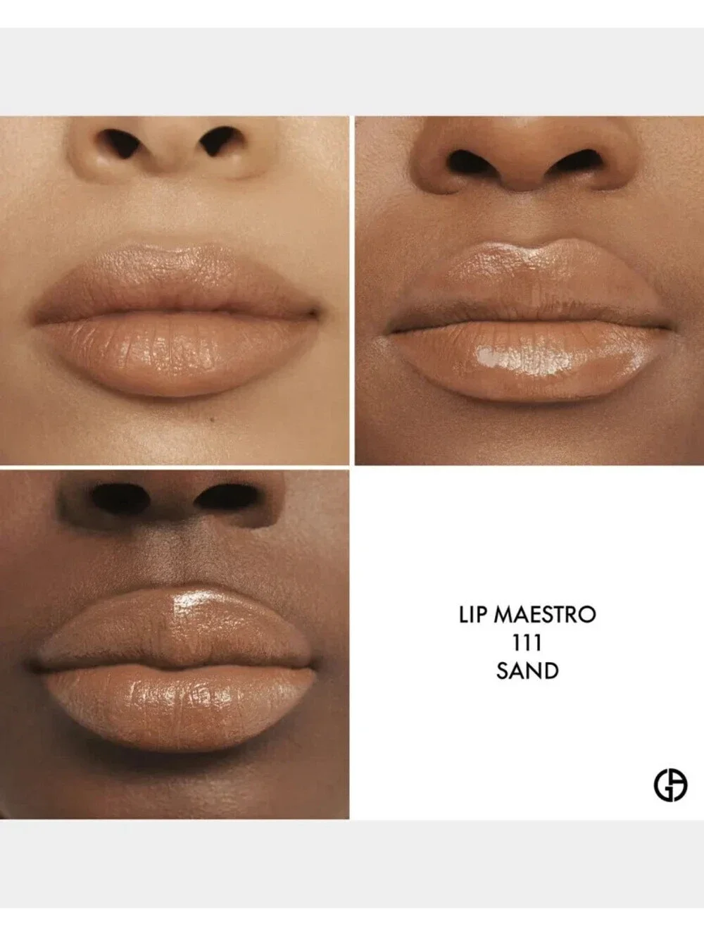 GIORGIO ARMANI LIP Maestro Intense Velvet Color Liquid Lipstick SAND # 111